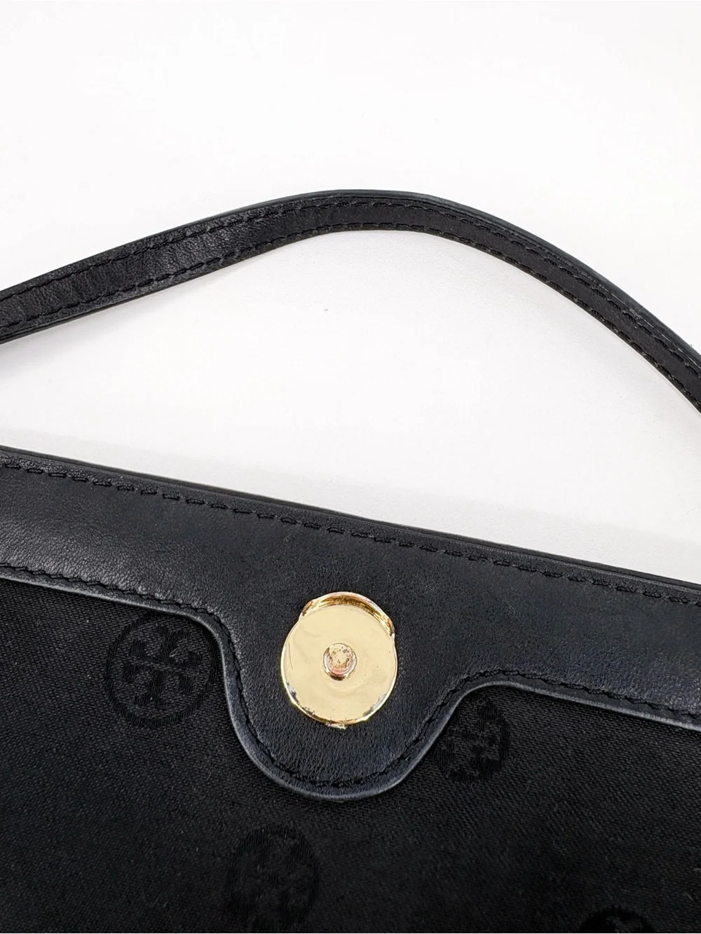 TORY BURCH Alexa Combo Quilted Black Leather Crossbody Bag